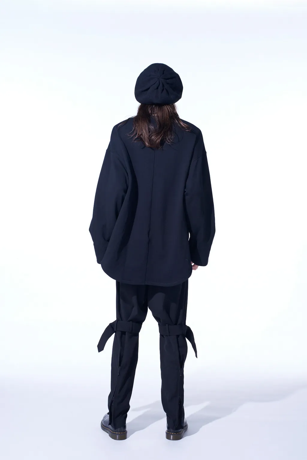 Pe/Gabardine Belted Bandage Pants