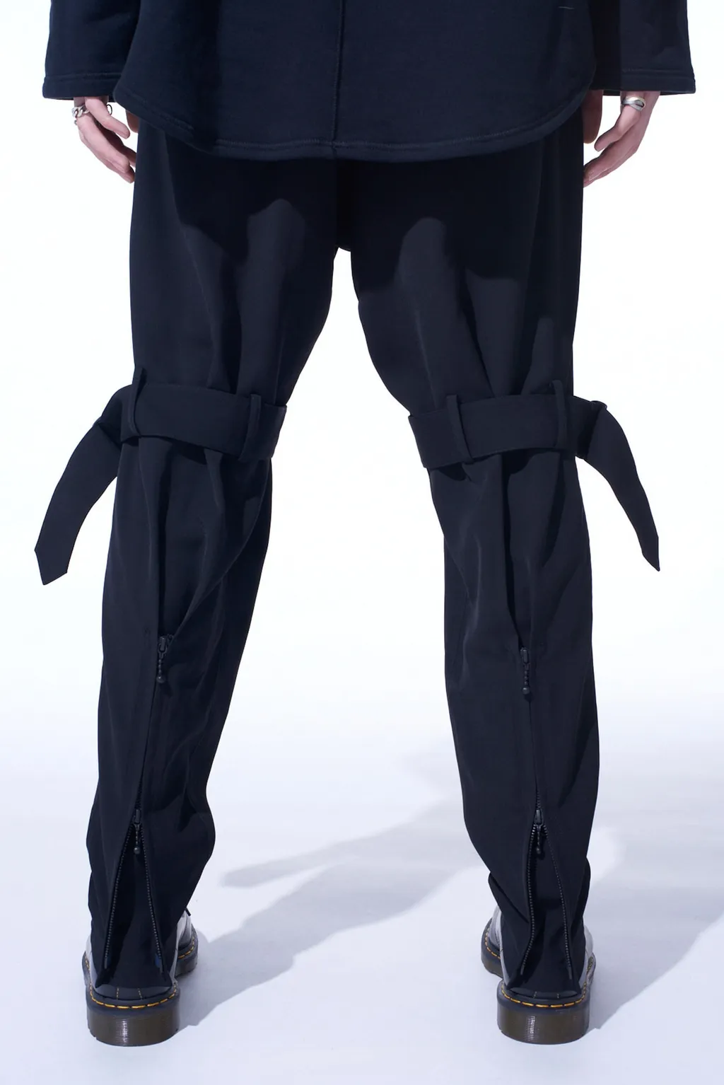 Pe/Gabardine Belted Bandage Pants