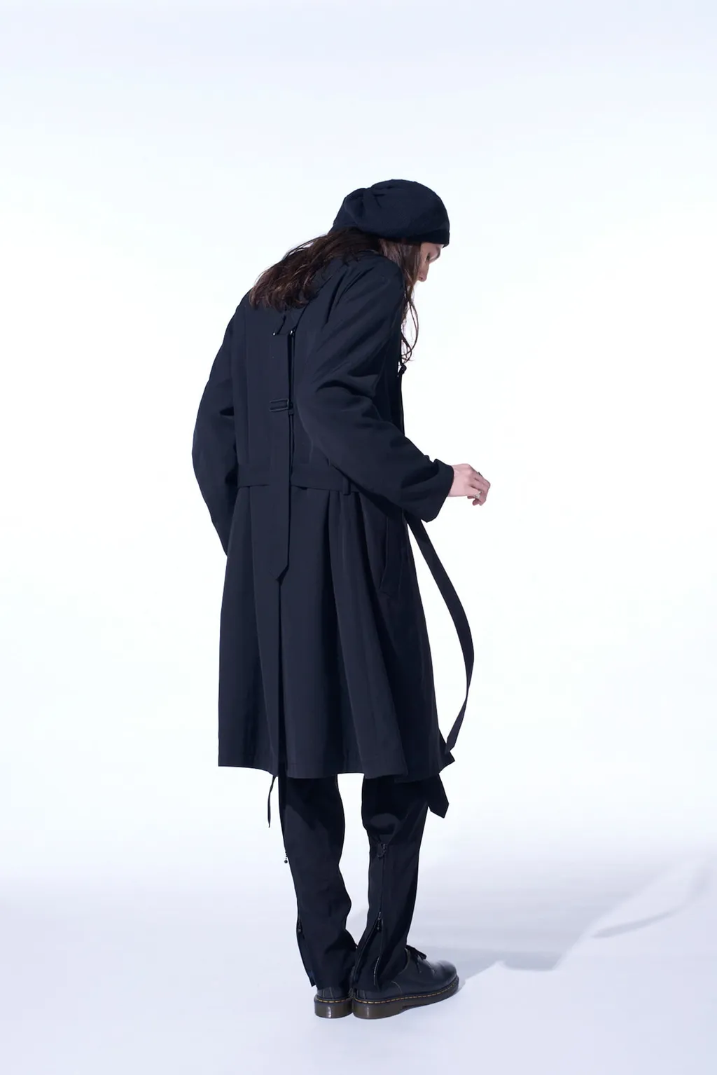Pe/Gabardine Belted Bandage Pants