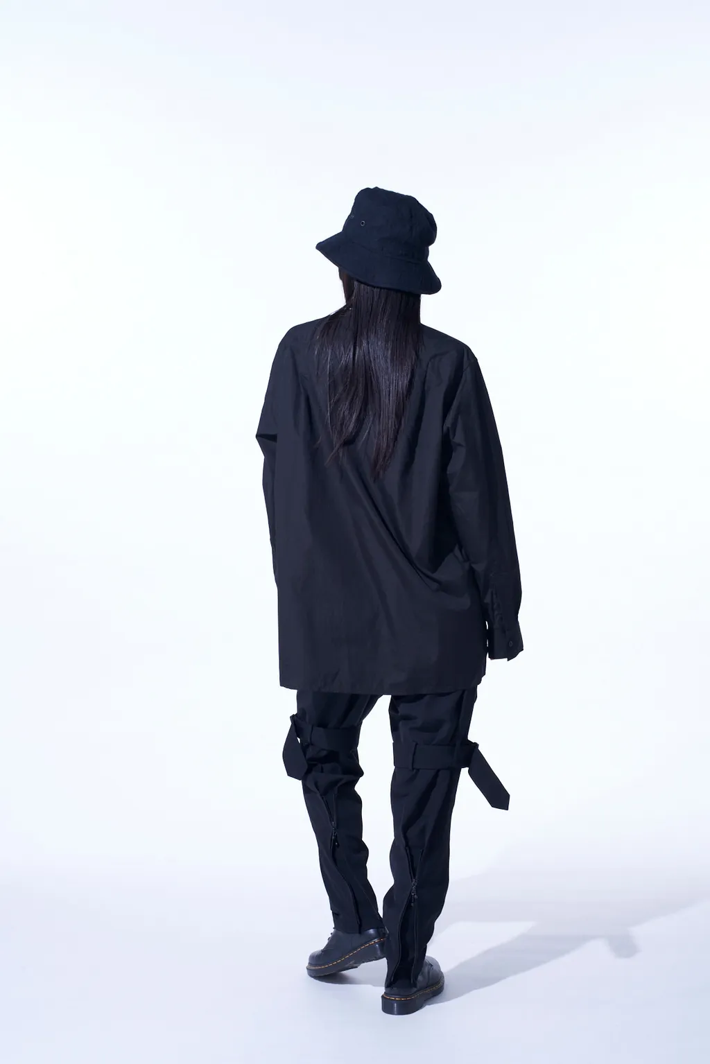 Pe/Gabardine Belted Bandage Pants
