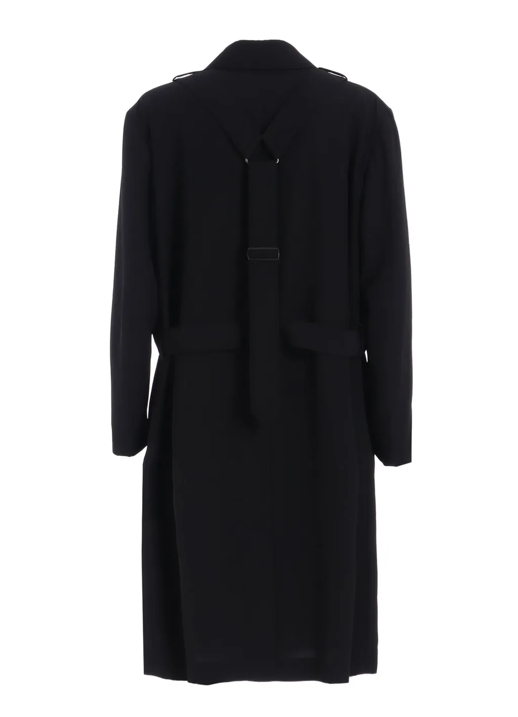Pe/Gabardine Belted Bandage Coat