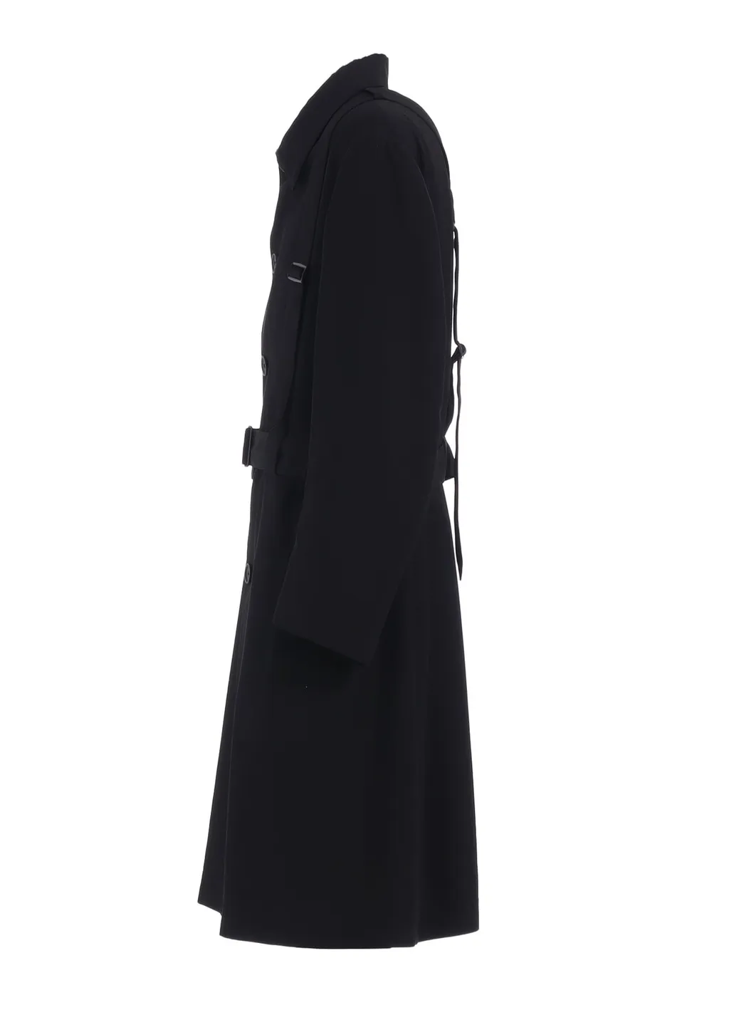 Pe/Gabardine Belted Bandage Coat