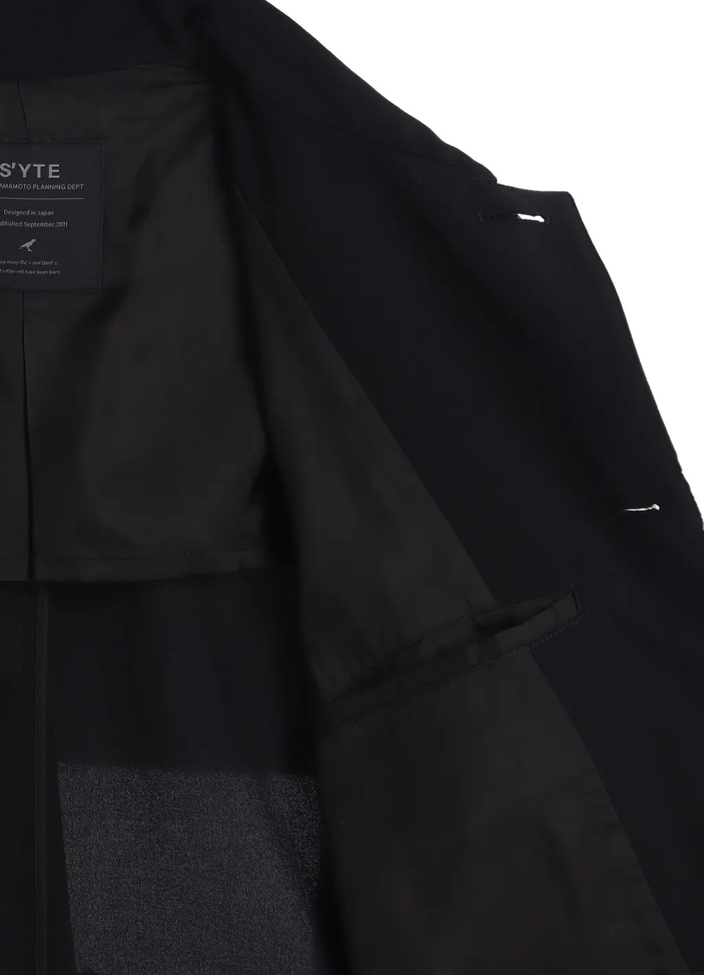 Pe/Gabardine Belted Bandage Coat