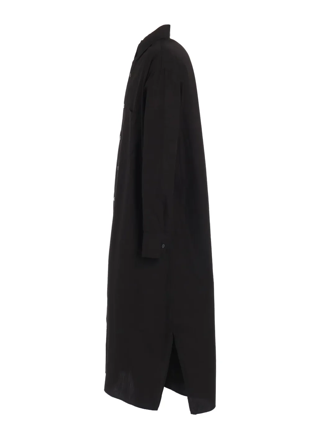Cotton Broad Pleated Shirt Dress
