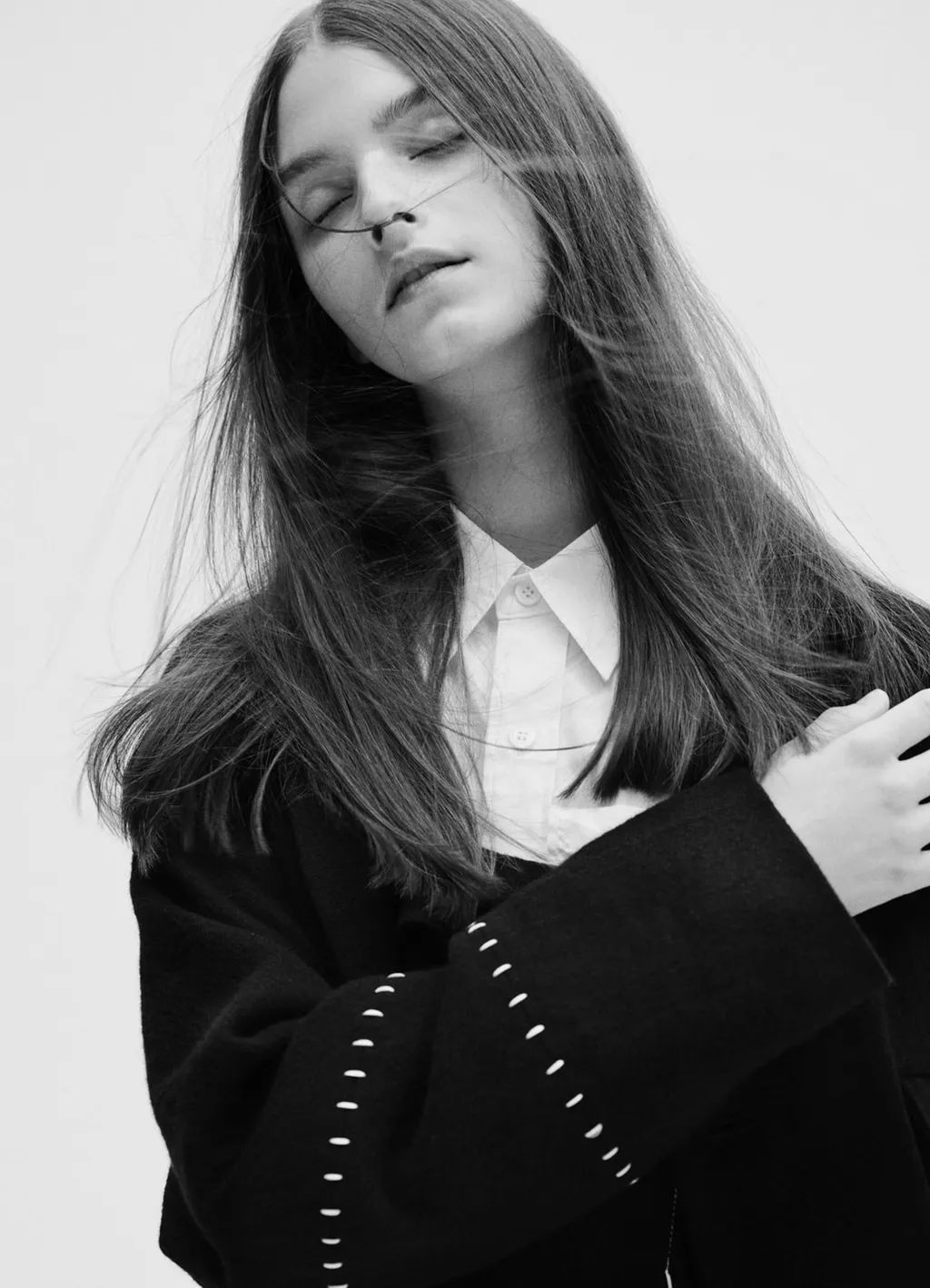 Cotton Broad Pleated Shirt