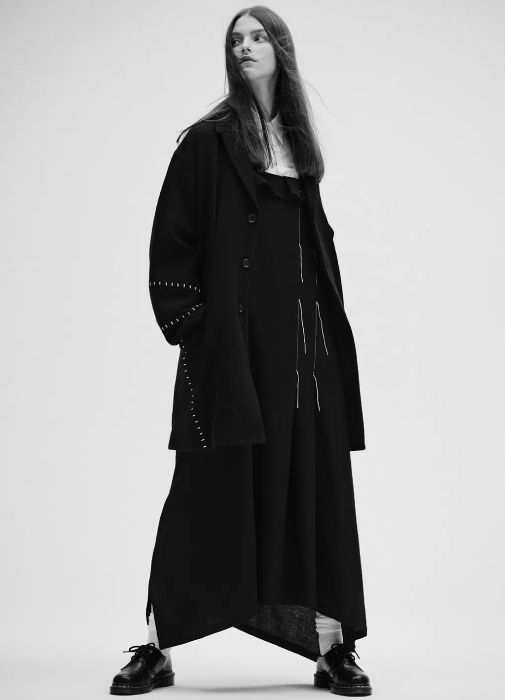 Cotton Broad Pleated Shirt