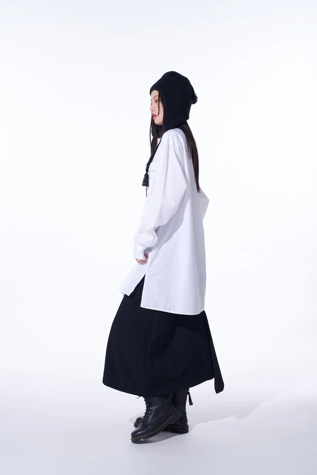 Cotton Broad Pleated Shirt