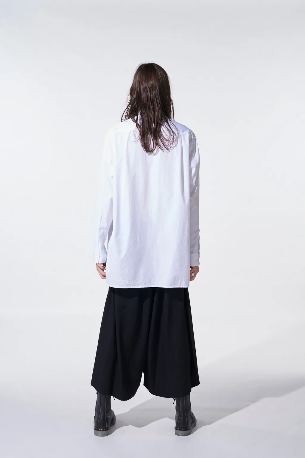 Cotton Broad Loose-Fit Regular Collar Shirt