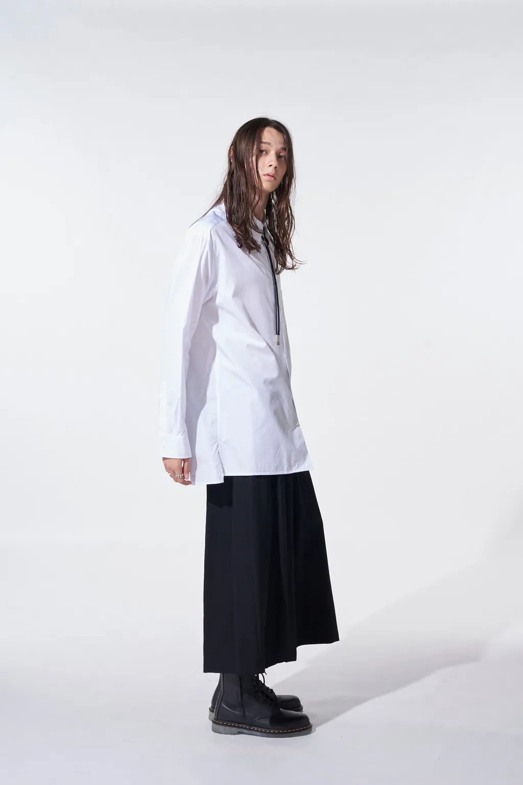 Cotton Broad Loose-Fit Regular Collar Shirt