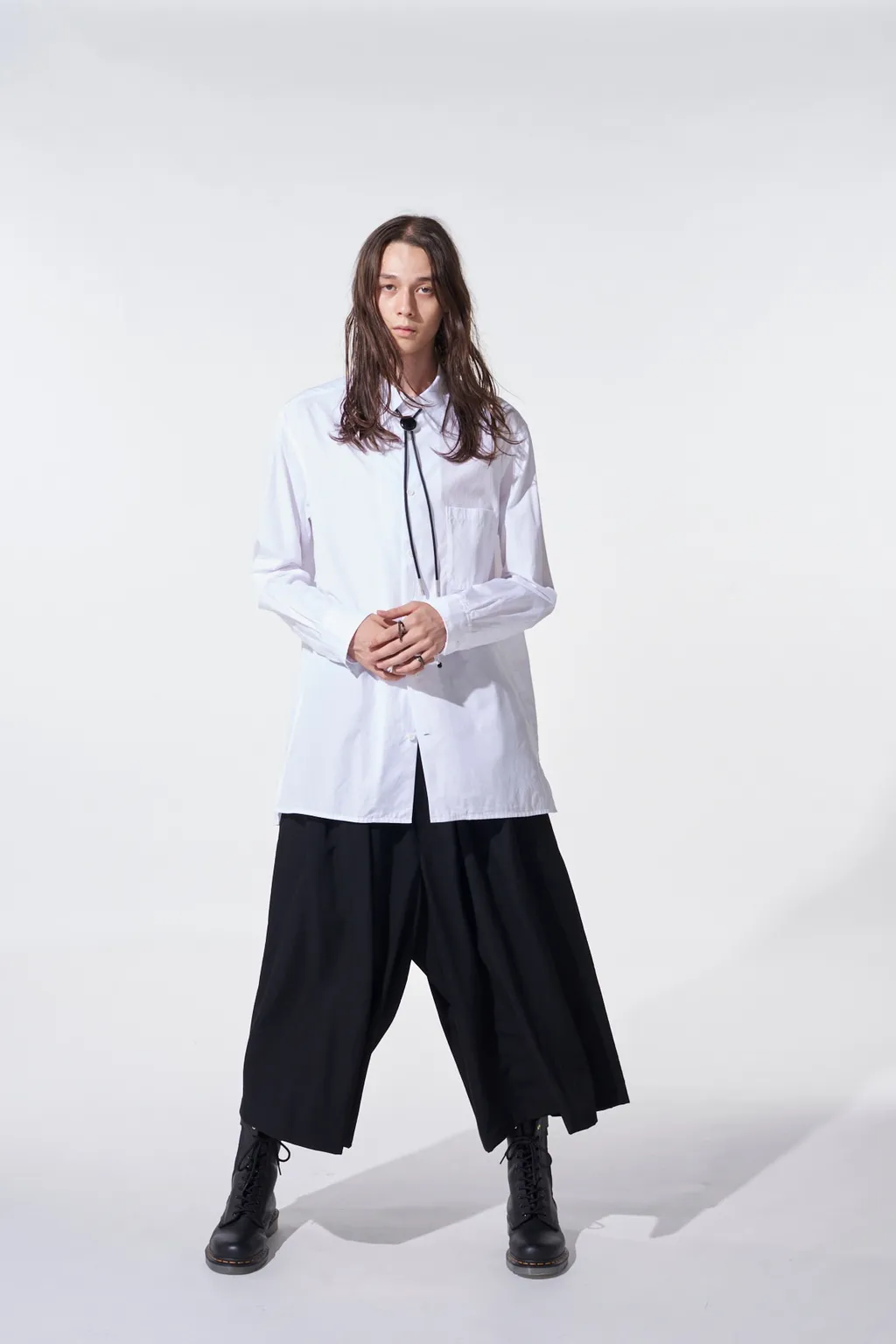 Cotton Broad Loose-Fit Regular Collar Shirt