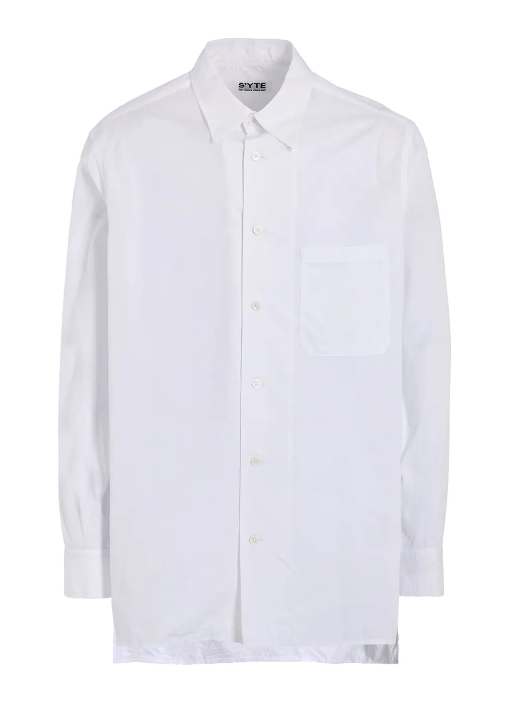 Cotton Broad Loose-Fit Regular Collar Shirt