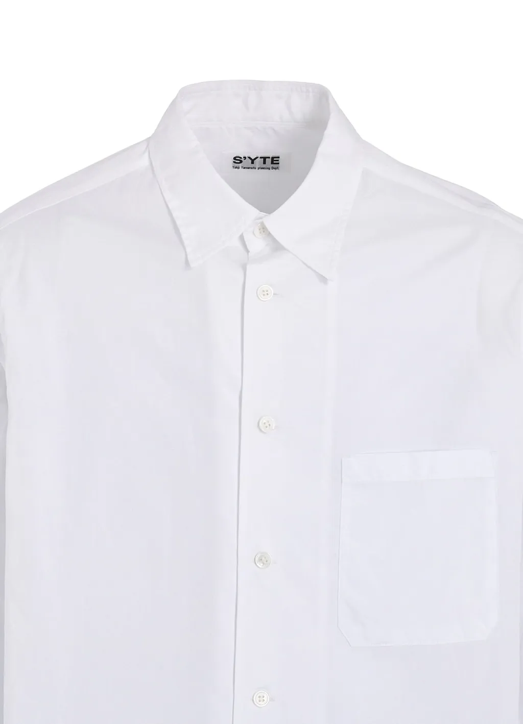Cotton Broad Loose-Fit Regular Collar Shirt