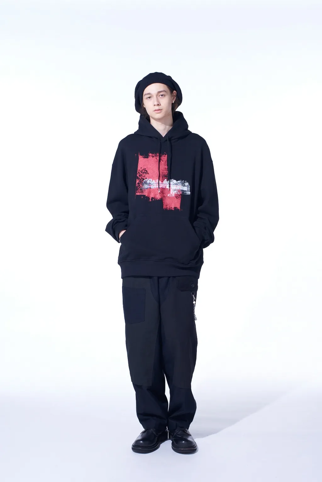 Collage Graphic Hoodie The Last Supper