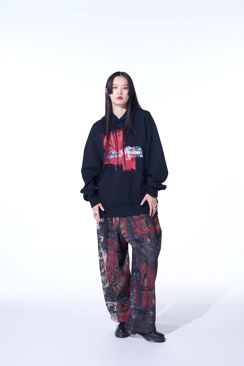 Collage Graphic Hoodie The Last Supper