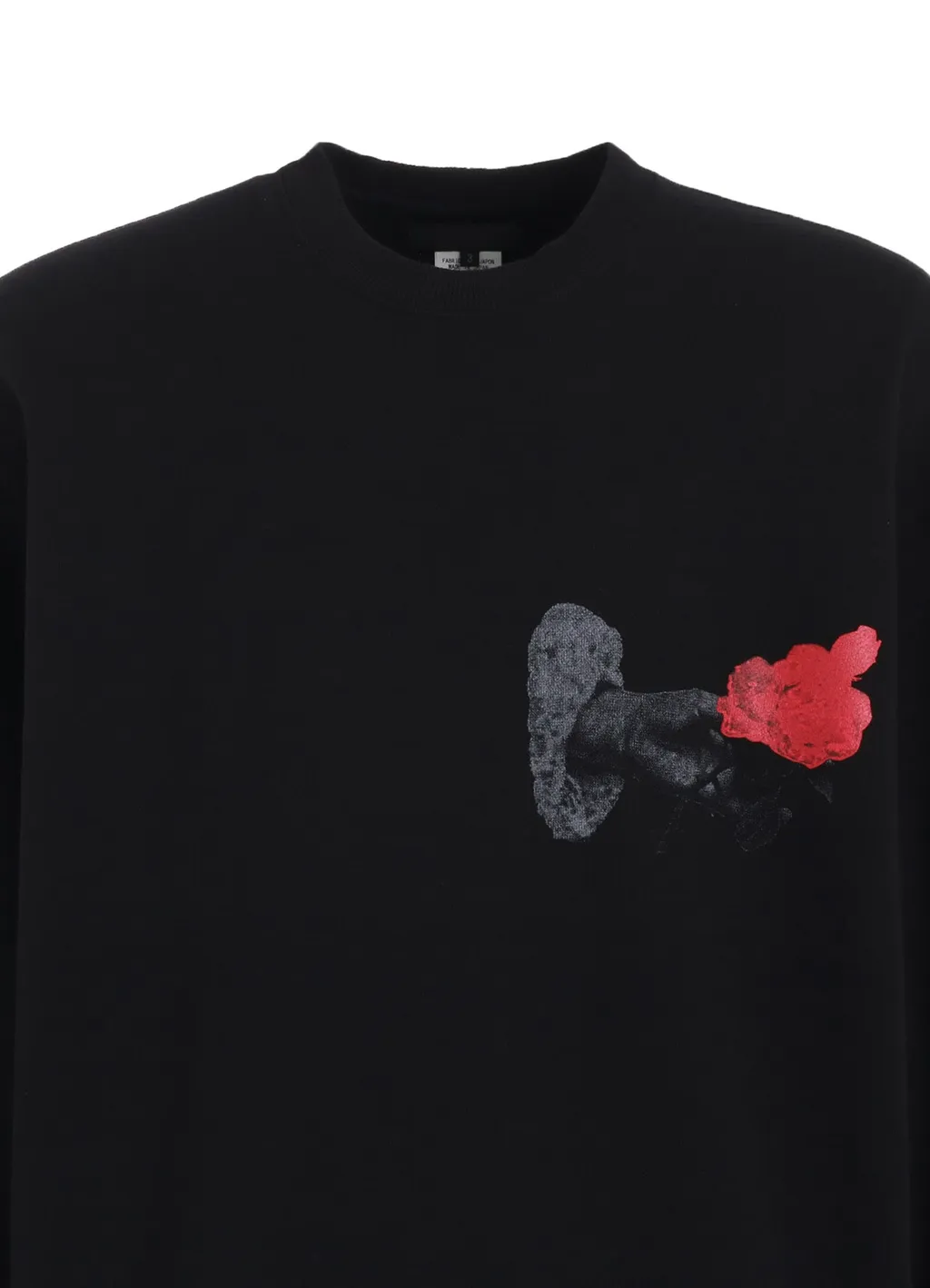 Graphic Pullover Rose In The Hand