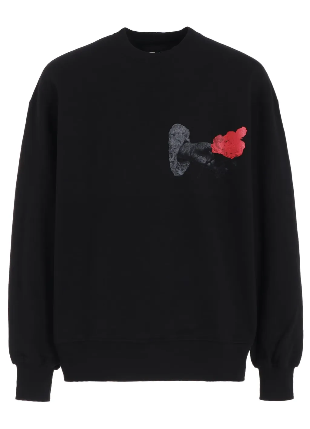 Graphic Pullover Rose In The Hand