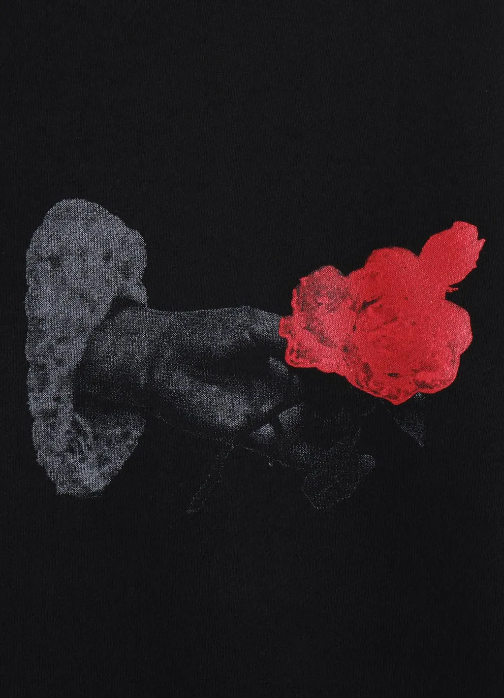 Graphic Pullover Rose In The Hand
