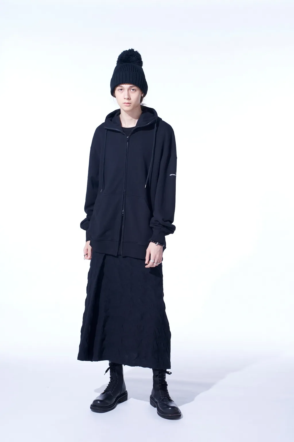 French Terry Graphic Zip-Up Hoodie Jellyfish