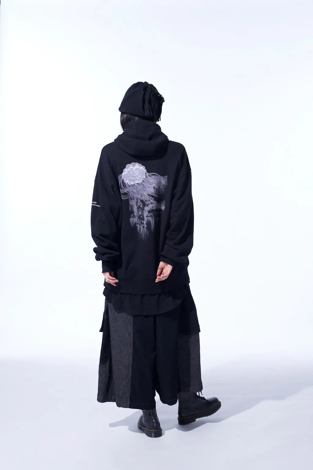 French Terry Graphic Zip-Up Hoodie Jellyfish