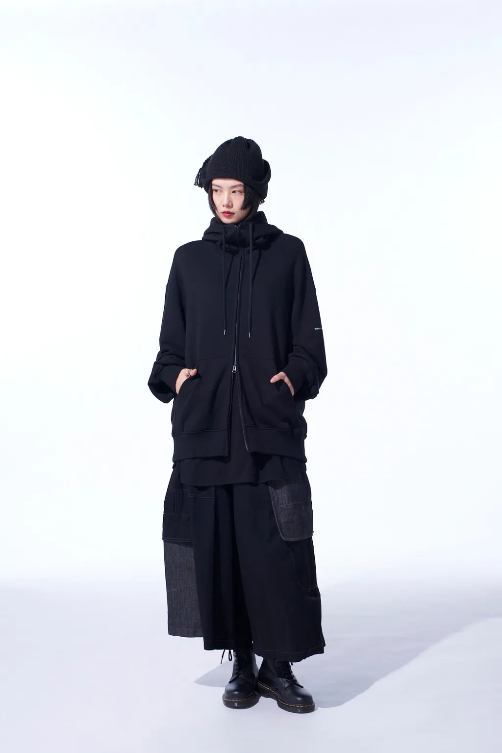 French Terry Graphic Zip-Up Hoodie Jellyfish