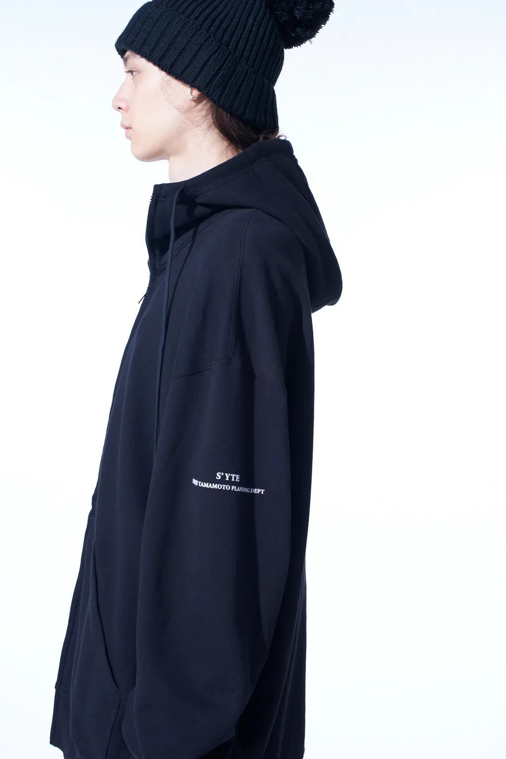 French Terry Graphic Zip-Up Hoodie Jellyfish