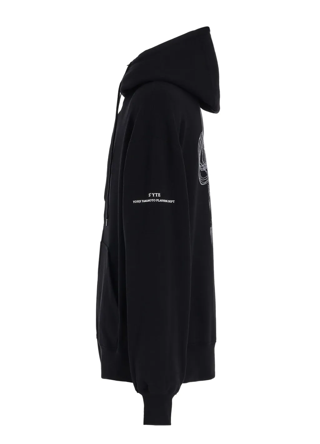 French Terry Graphic Zip-Up Hoodie Jellyfish
