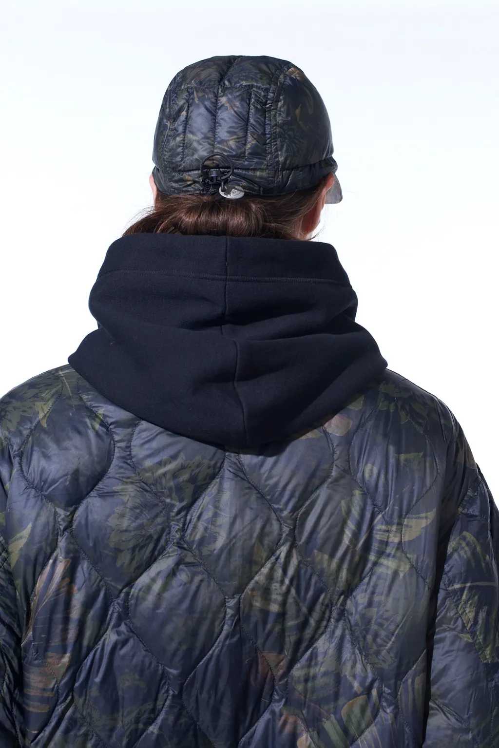 【S'yte X Taion】Dahlia Camouflage Quilted Down Jet Cap