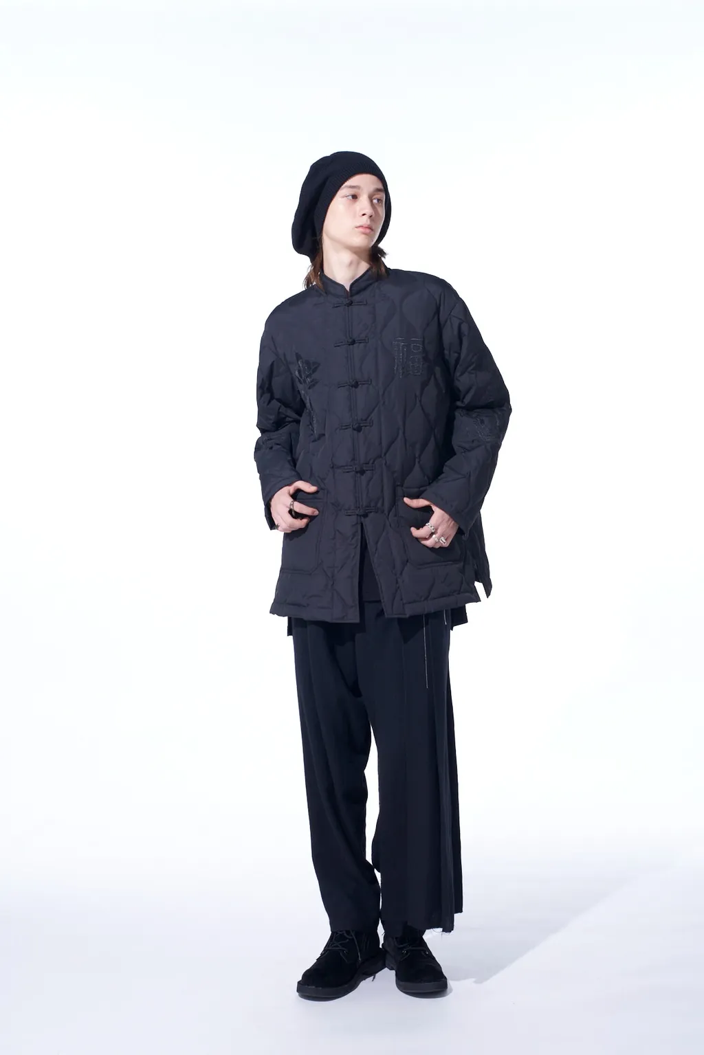 【S'yte X Taion】Souvenir Embroidered Quilted Down China Jacket