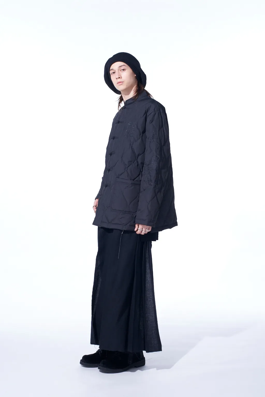 【S'yte X Taion】Souvenir Embroidered Quilted Down China Jacket