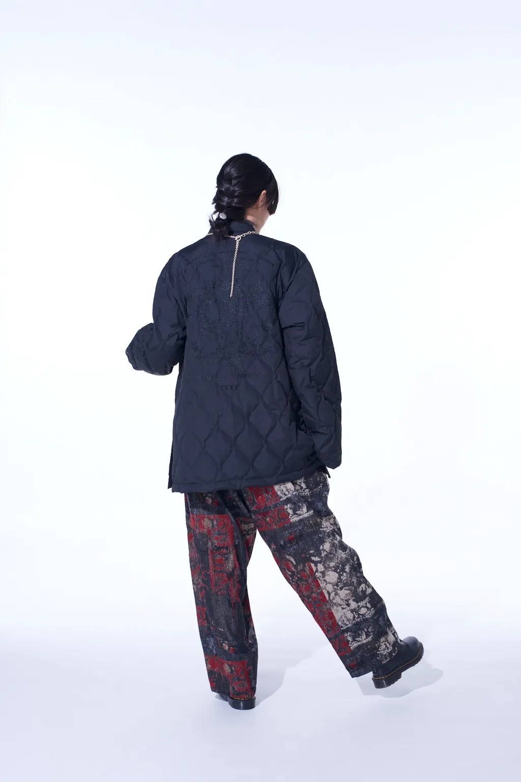 【S'yte X Taion】Souvenir Embroidered Quilted Down China Jacket