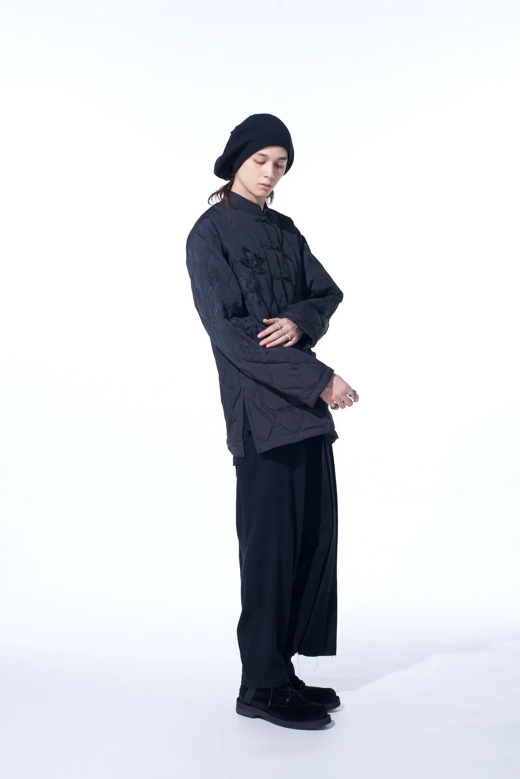 【S'yte X Taion】Souvenir Embroidered Quilted Down China Jacket