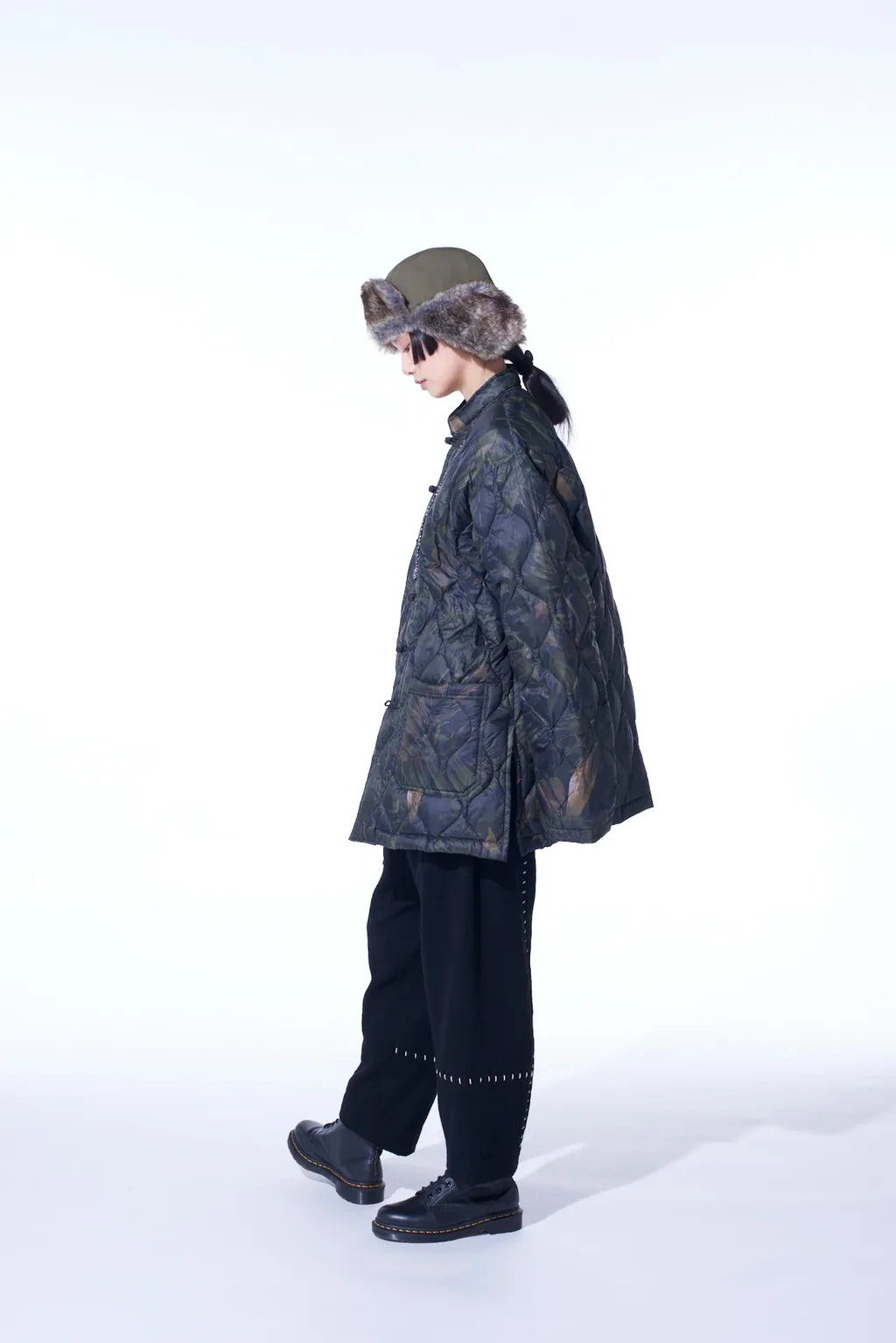 【S'yte X Taion】Dahlia Camouflage Quilted Down China Jacket