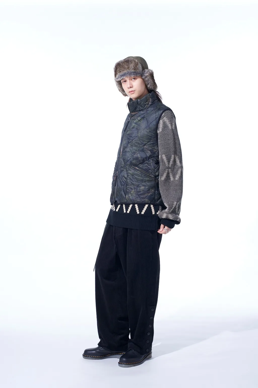 【S'yte X Taion】Dahlia Camouflage Quilted Down Vest
