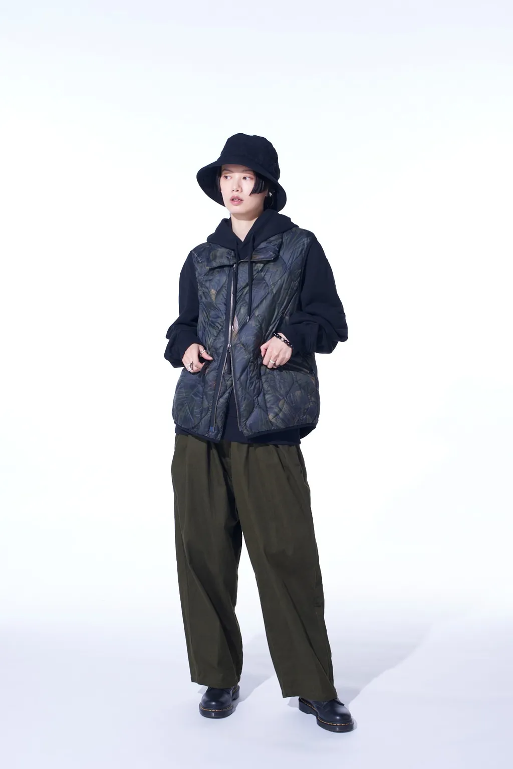 【S'yte X Taion】Dahlia Camouflage Quilted Down Vest