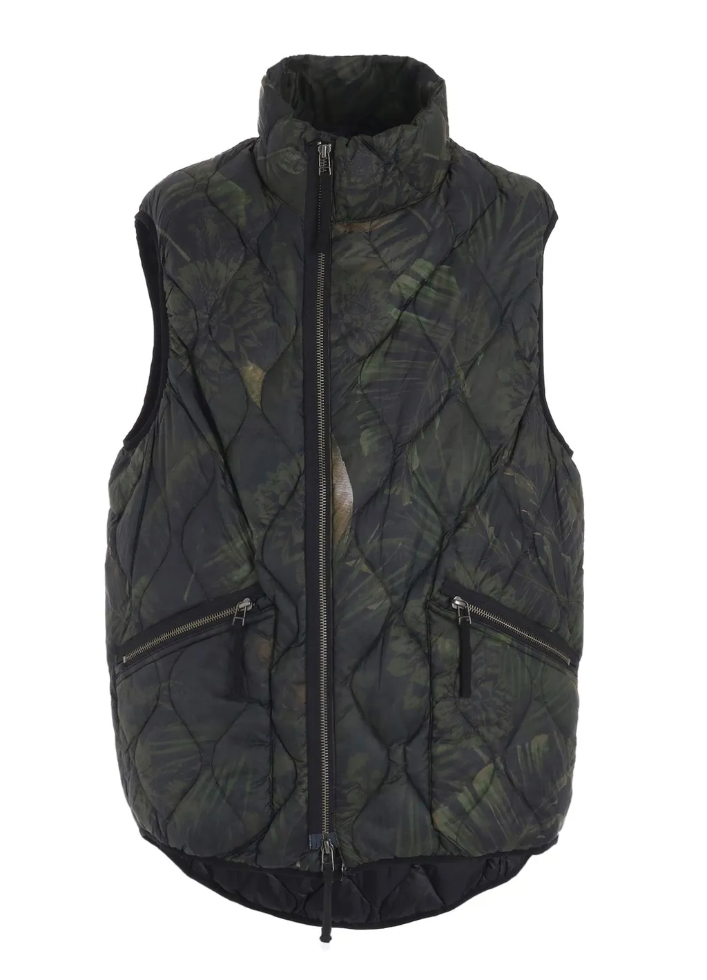 【S'yte X Taion】Dahlia Camouflage Quilted Down Vest