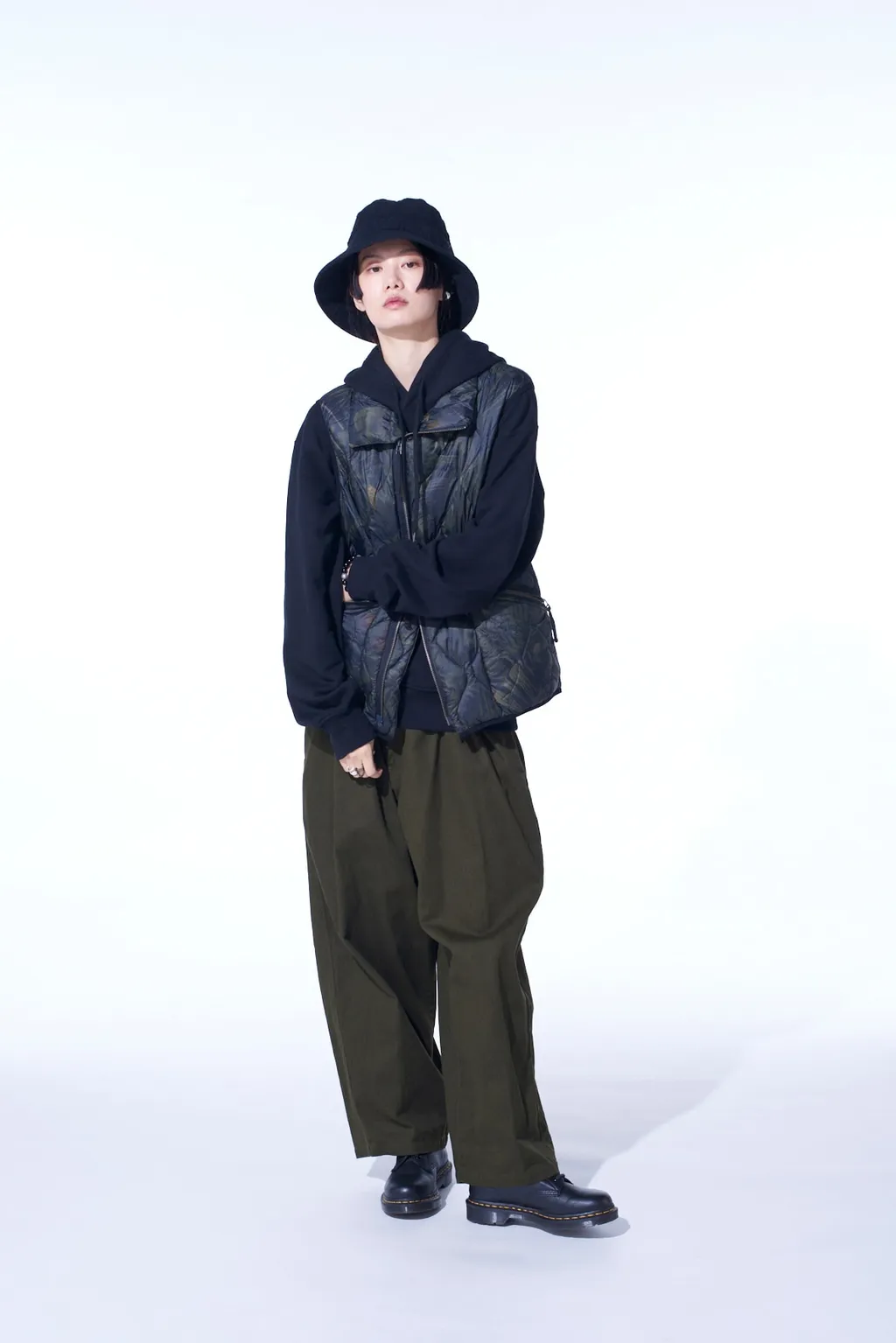 【S'yte X Taion】Dahlia Camouflage Quilted Down Vest