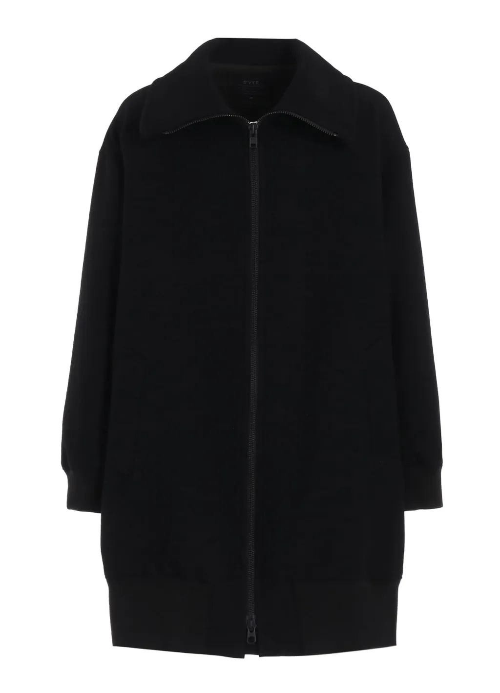 Double-Weave Melton Oversized Long Truck Top