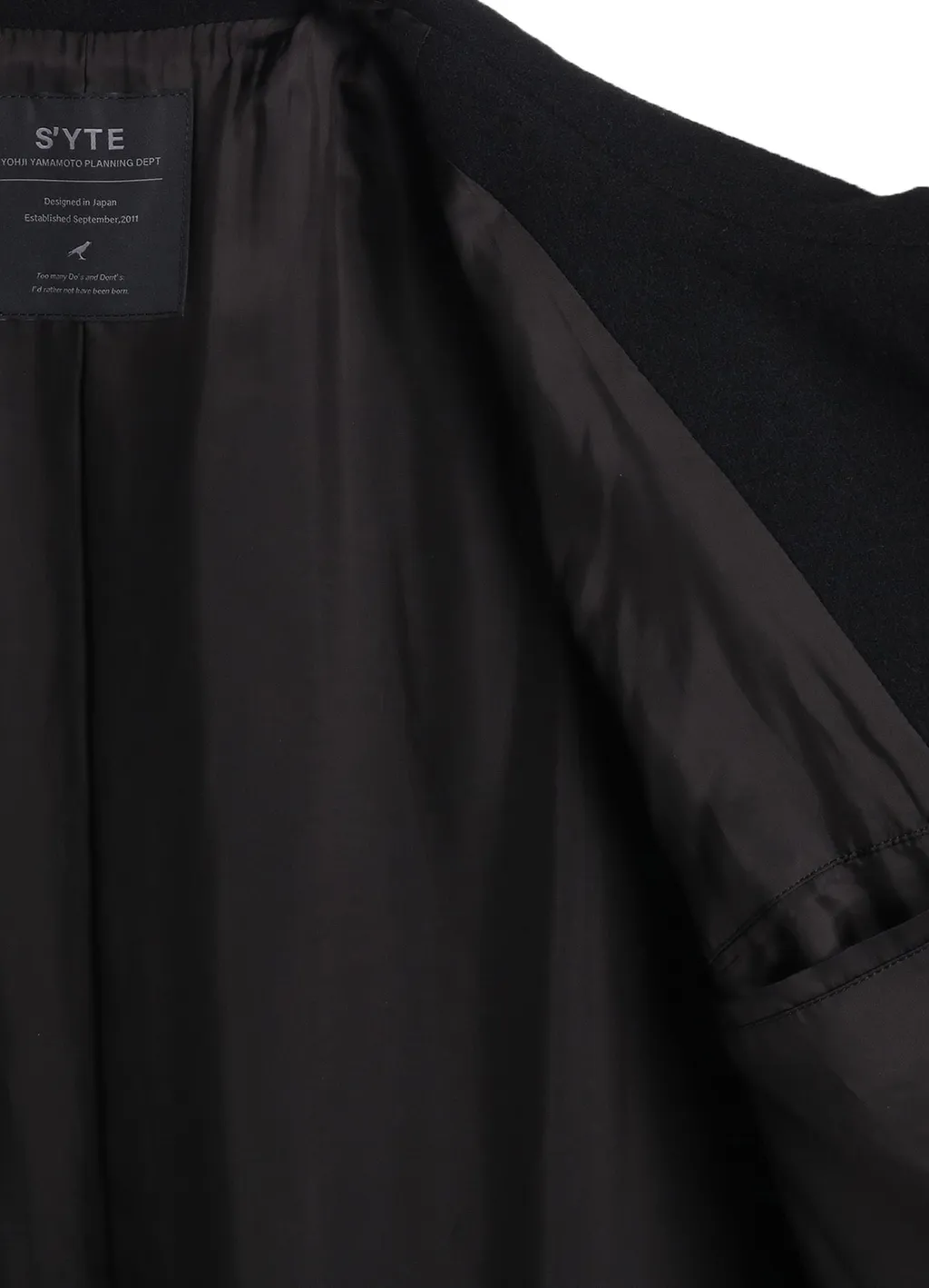 Double-Weave Melton Oversized Long Truck Top