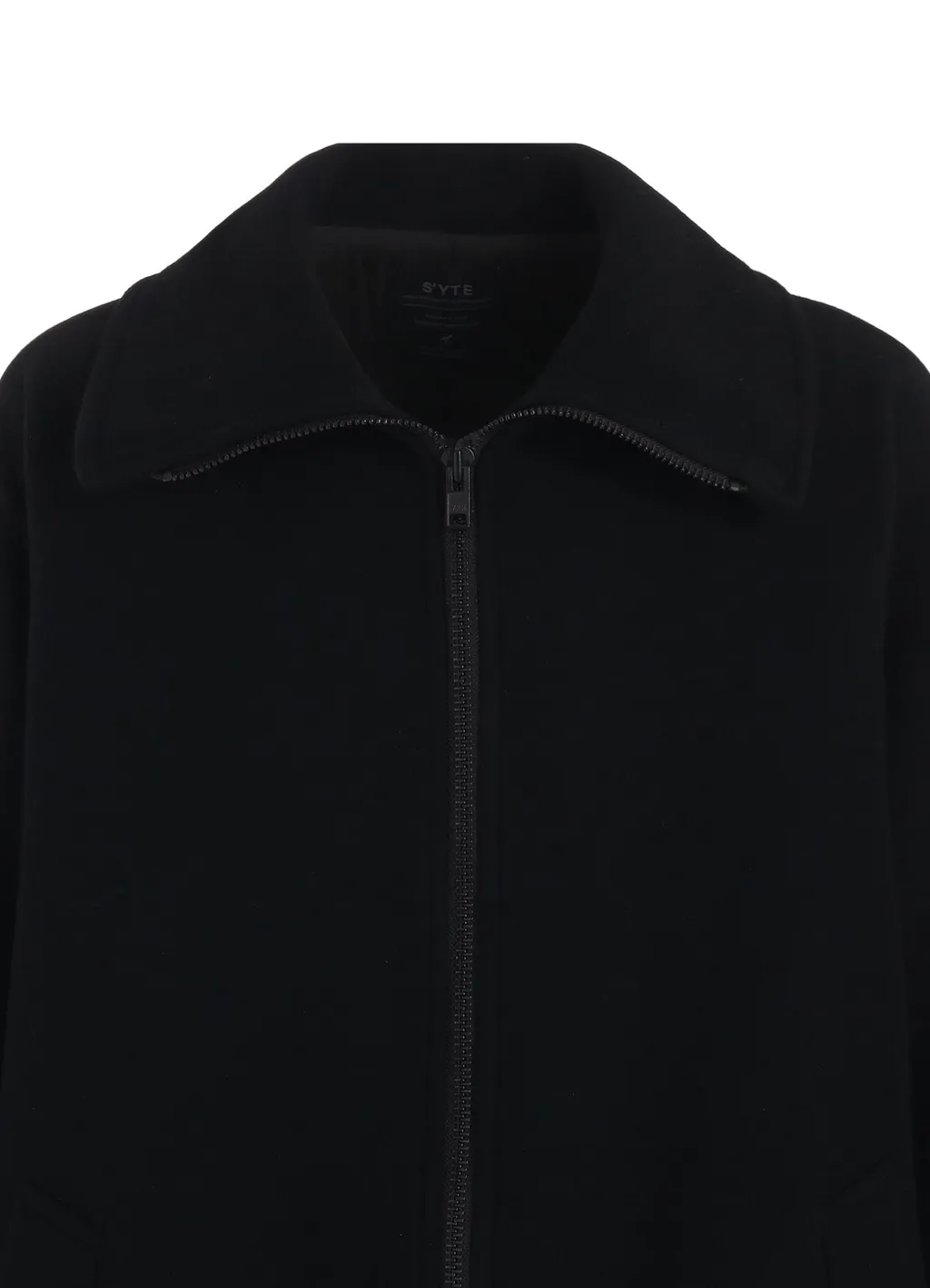 Double-Weave Melton Oversized Long Truck Top