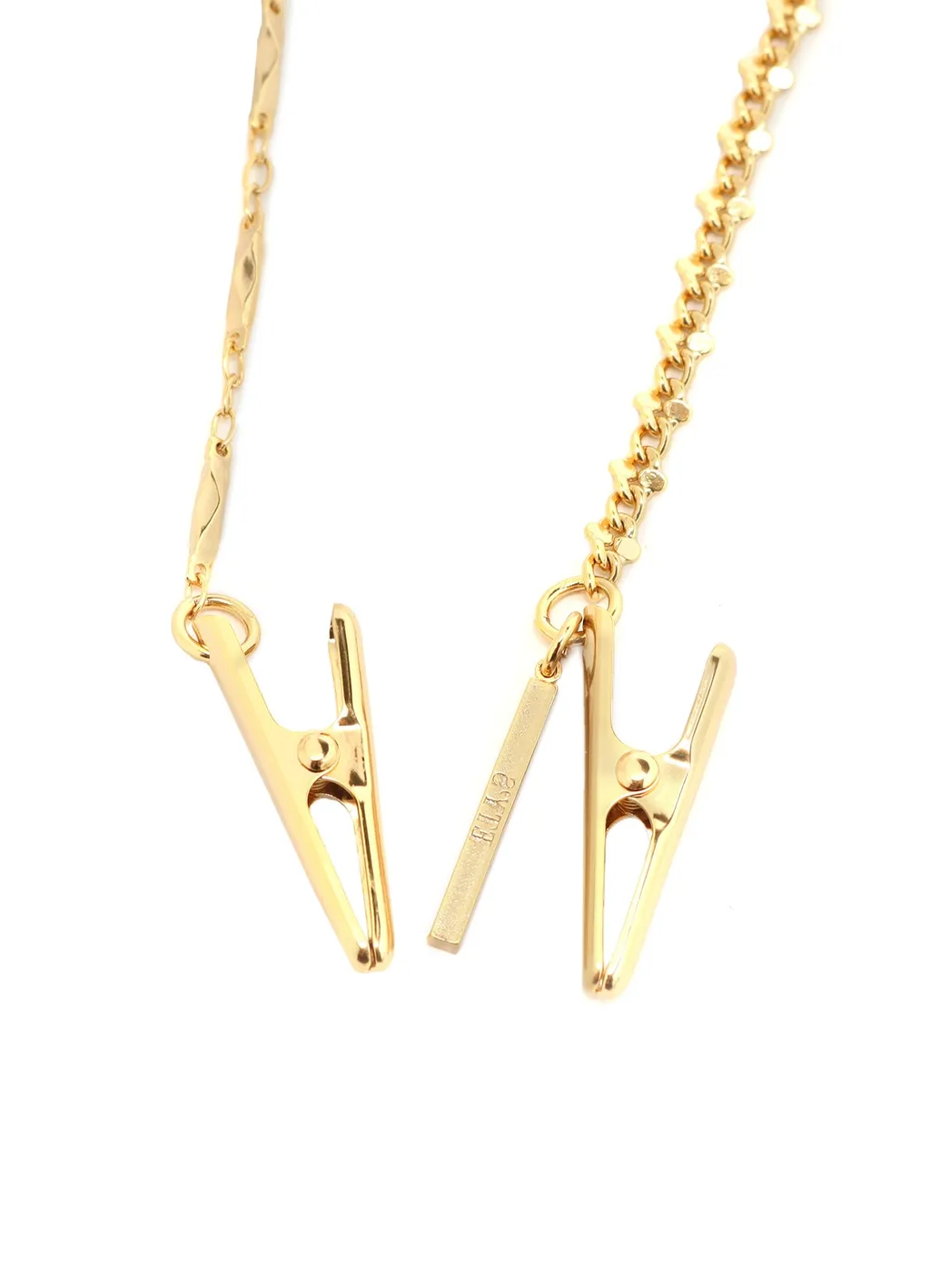 Brass Clip Fine Chain