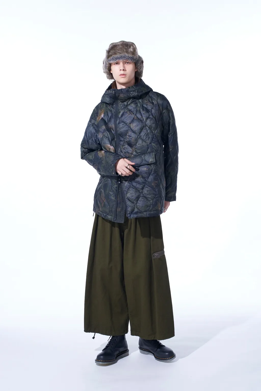 【S'yte X Taion】Dahlia Camouflage Quilted Down Parka