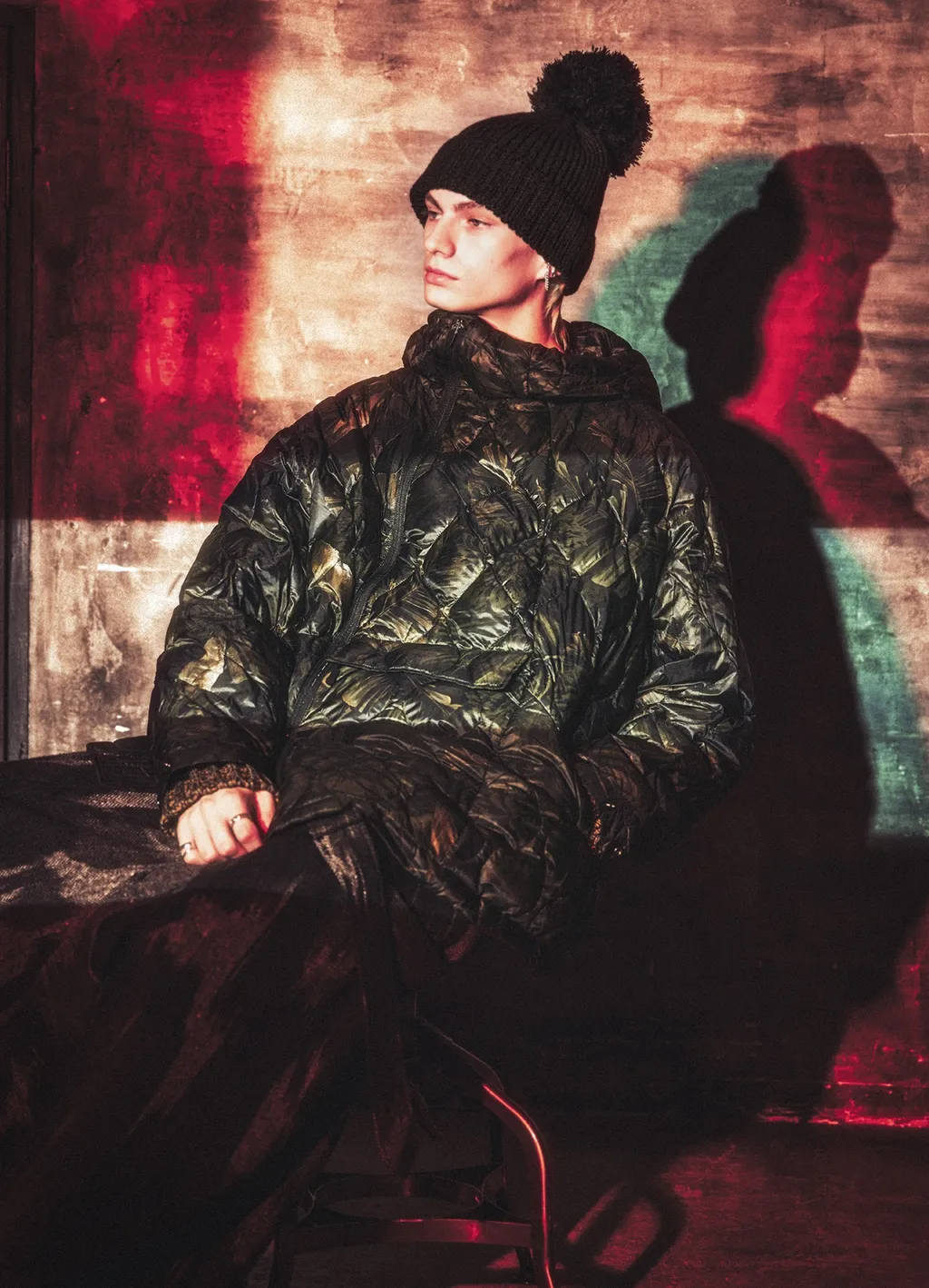 【S'yte X Taion】Dahlia Camouflage Quilted Down Parka