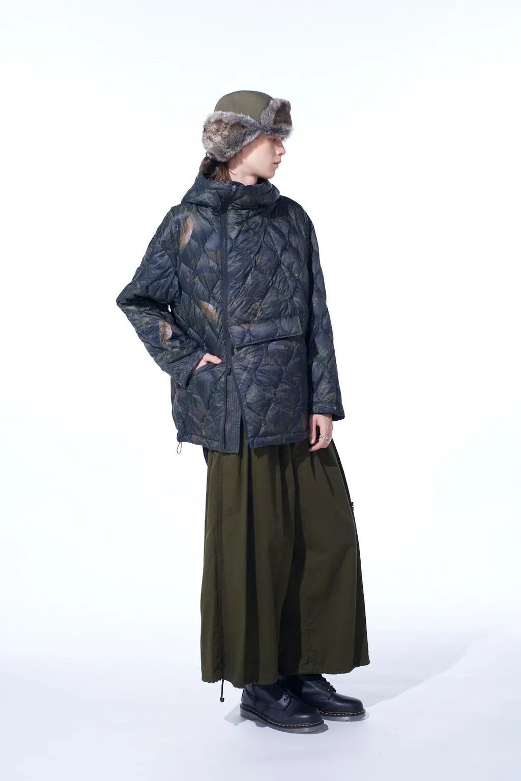 【S'yte X Taion】Dahlia Camouflage Quilted Down Parka