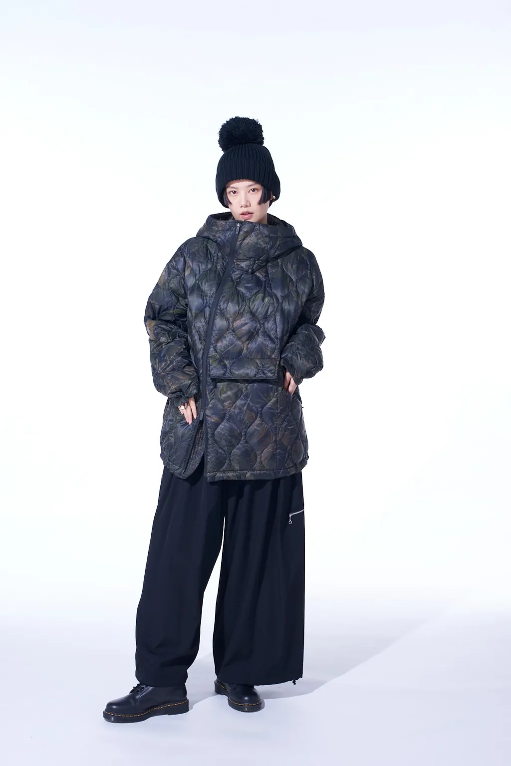 【S'yte X Taion】Dahlia Camouflage Quilted Down Parka