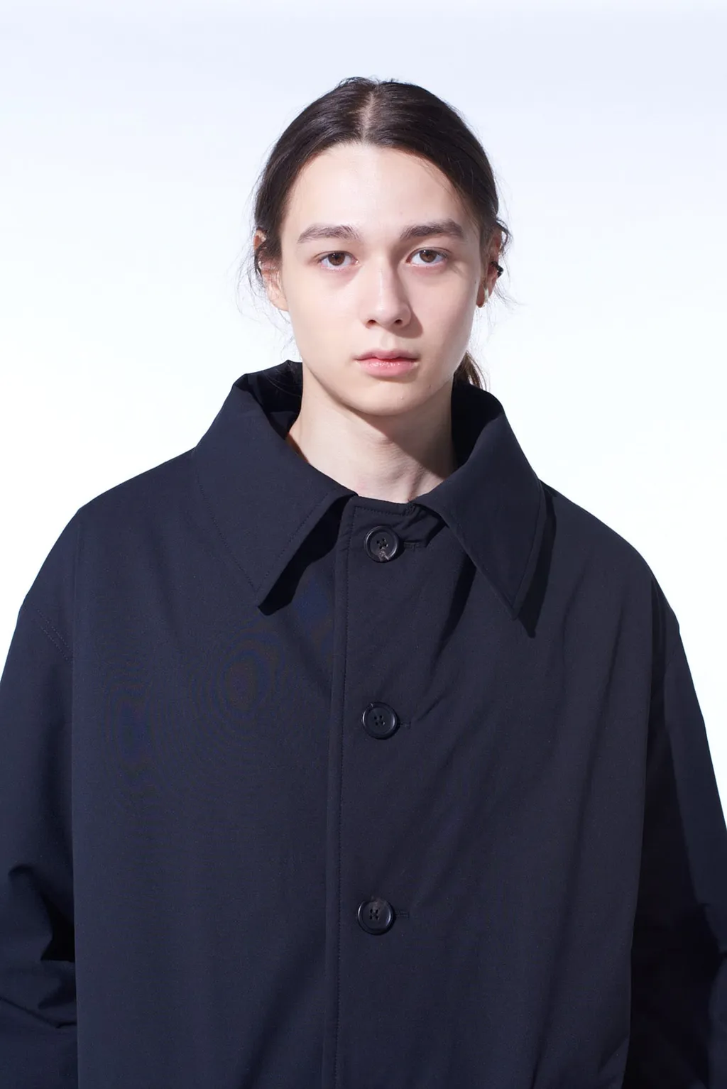 Water-Repellent Stretch Taffeta Puffer Coat