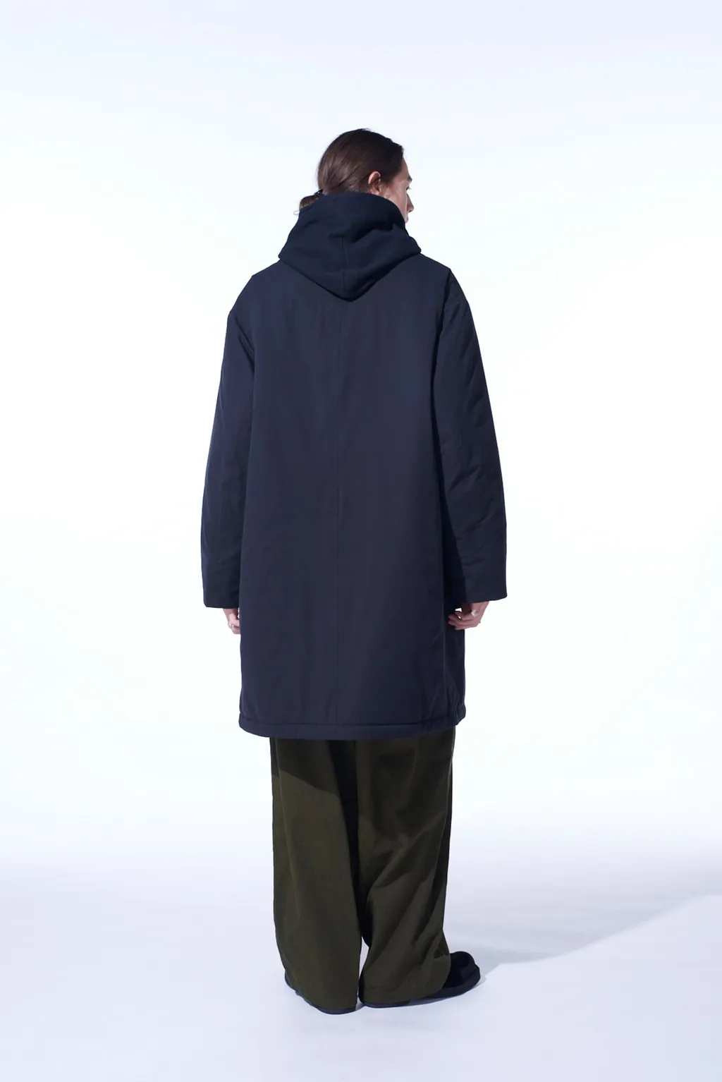 Water-Repellent Stretch Taffeta Puffer Coat