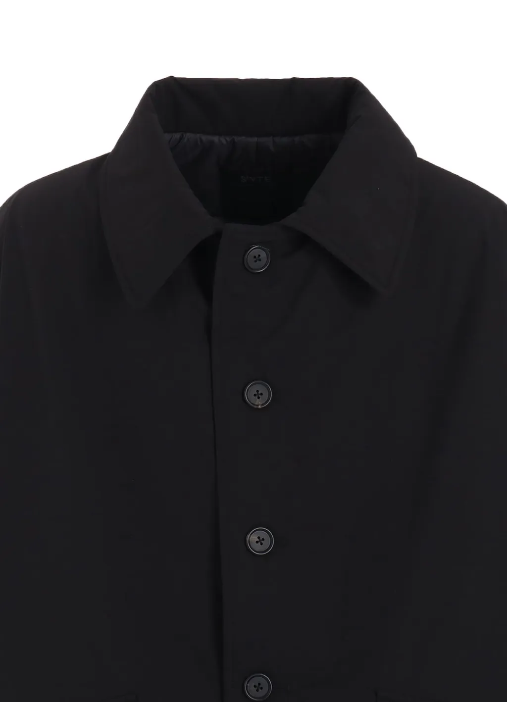 Water-Repellent Stretch Taffeta Puffer Coat