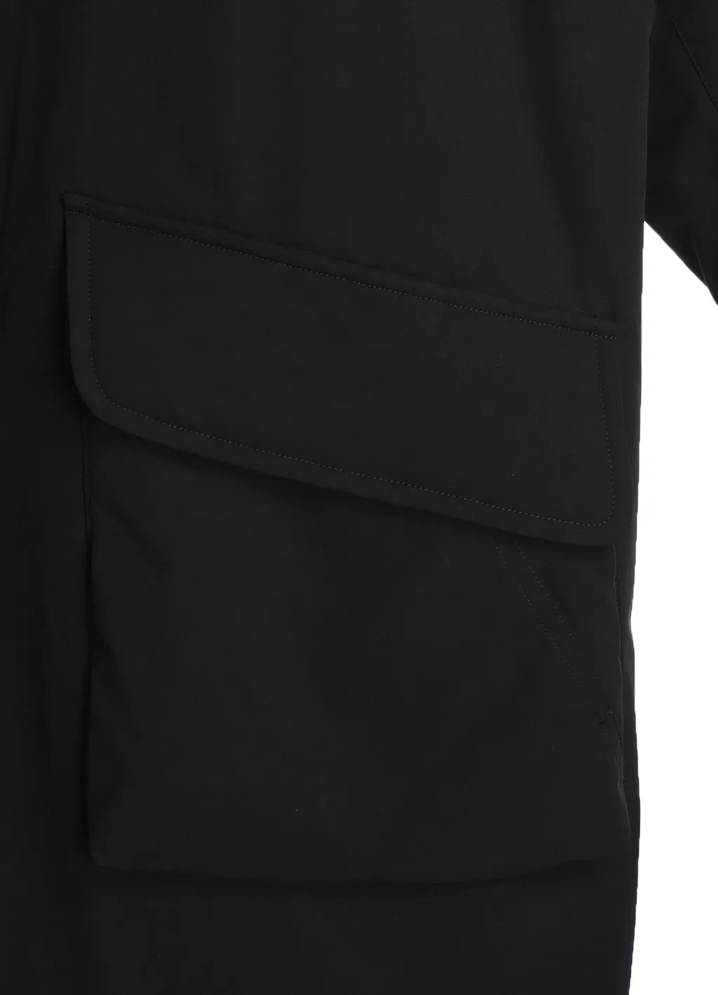 Water-Repellent Stretch Taffeta Puffer Coat