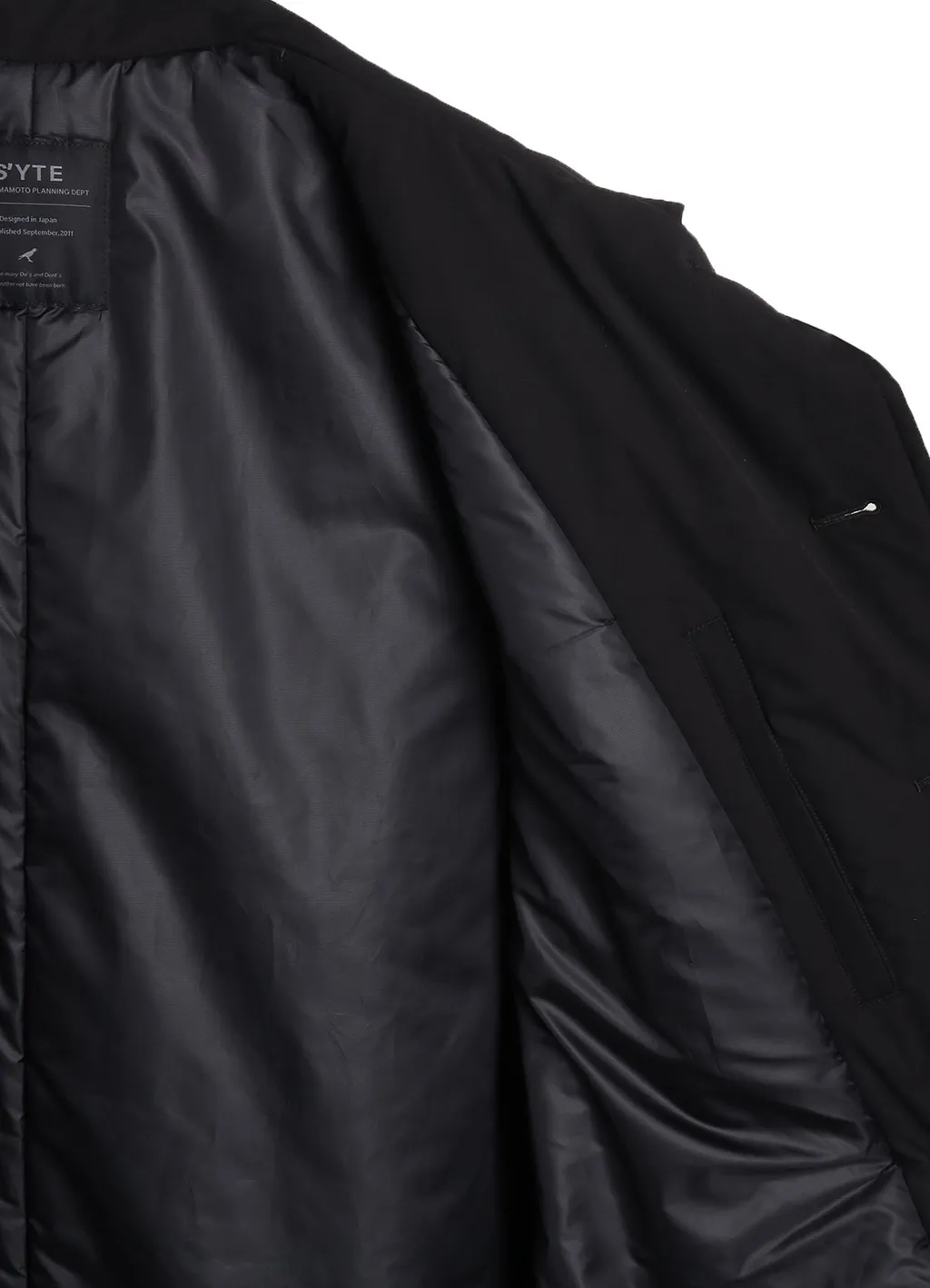 Water-Repellent Stretch Taffeta Puffer Coat