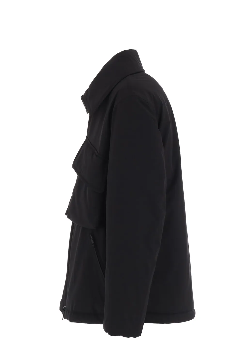 Water-Repellent Stretch Taffeta Oversized Puffer Blouson
